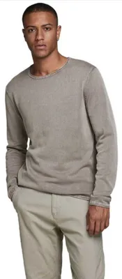 Produktbild von Jack & Jones 12174001, Erwachsener, Beige, L, Baumwolle, Nicht bleichen, Nicht im Wäschetrockner trocknen