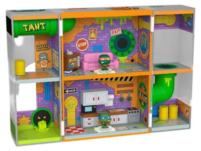 Immagine prodotto di Funko Pop! Bitty POP - Figurki Ninja Turtles Sewer Lair - Winylowa Kolekcja