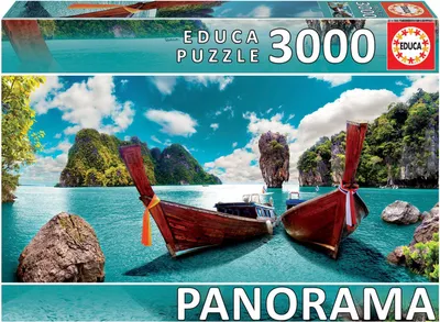 Produktbild von Educa Borras - Panorama Serie, 3.000-teiliges Puzzle Phuket, Thailand (18581) EDUCA