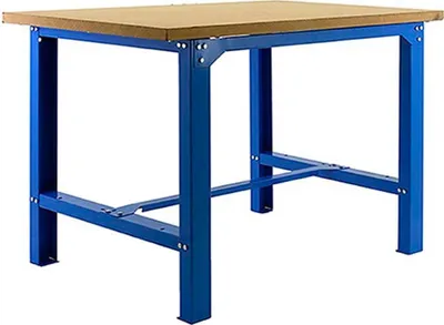 Produktbild von PROREGAL Werkbank BUFFALO WOOD | HxBxT 87x180x75cm | Traglast 600kg | Blau