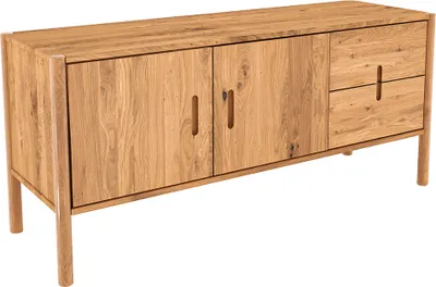 Produktbild von Sideboard 142 cm breit, Eiche massiv geölt, PORI-165