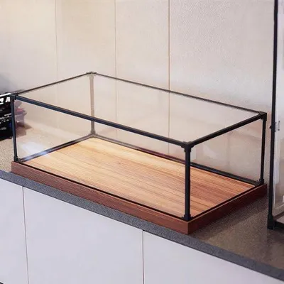 Produktbild von Vitrinekasten Acryl - Displaybox für Sammlerstücke - 40x20x20cm - Transparent