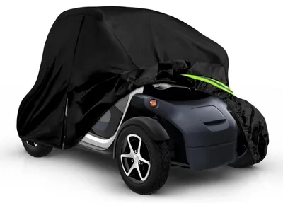 Produktbild von Vollgarage Autoabdeckung für Renault Twizy 2012-2023 Schwarz Atmungsaktiv Wasserdicht