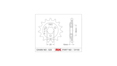Obrázok produktu pre RK Ritzel 520 15Z Standard