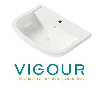 Produktbild von VIGOUR ONE Waschtisch 65 x 47 cm, weiß