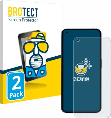 Produktbild von 2x BROTECT Schutzfolie für Nothing Phone (1) (case-friendly) Displayschutz Displayschutzfolie Folie Matt Entspiegelungsfolie