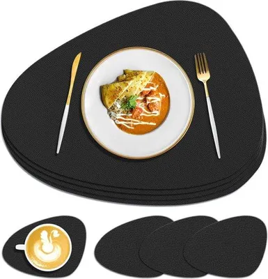 Produktbild von Hitzebeständige Placemats Set 4-teilig antirutsch waschbar