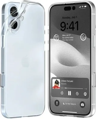 Immagine prodotto di Mercurio Jelly Clear Iphone 16 Plus6.7 trasparente/trasparente