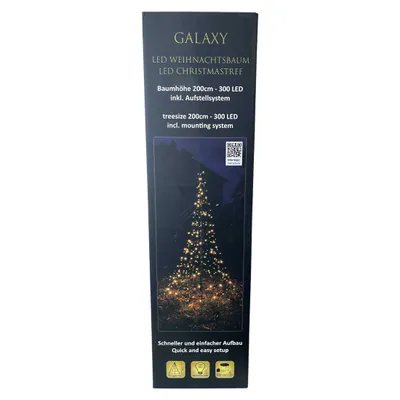 Produktbild von LED Weihnachtsbaum Galaxy 2m 300 LED warmweiß außen