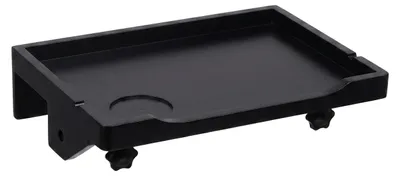 Klemm-Nachtkästchen Bambus 9x36x25,5 cm schwarz