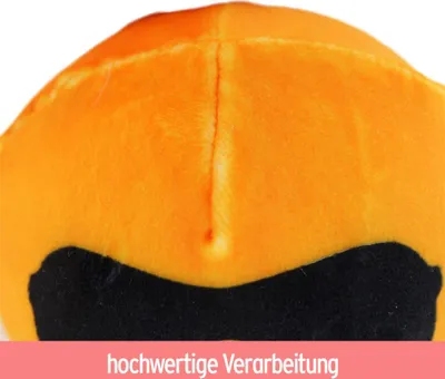 Produktbild von Plüsch-Ball mit coolem Emoji mit Sonnenbrille - ca. 9 cm