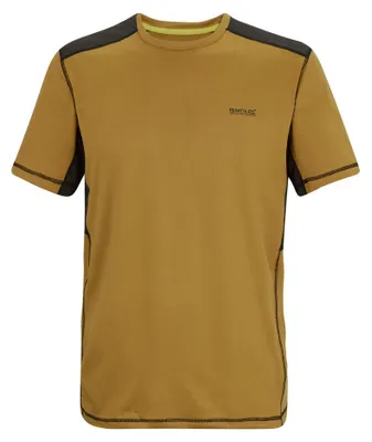 Image de Regatta - T-shirt « Virda » pour homme RG12707 (3XL) (marron bois/noir)