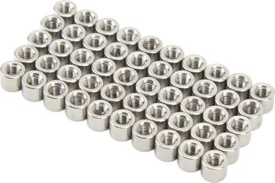 Obrázek produktu pro Sada spojovacích matic, kulatá spojovací matice, spojovací matice s vnitřním závitem, válcová spojovací matice, spojovací matice z nerezové oceli, spojovací matice se závitem M3