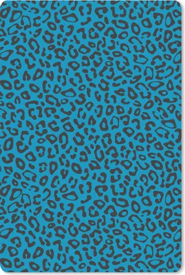 Produktbild von MuchoWow® Mauspad Mousepad Panther Druck - Blau - Design - Tiere 18x27 cm - Mousepads - Maus Mat - Pad - Mausunterlage