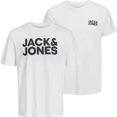 Produktbild von 2er Pack JACK & JONES T-Shirts Logo Tee Crew Neck