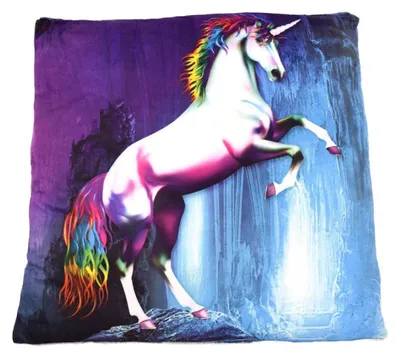 Produktbild von Einhornkissen mit verschiedenen Motiven ca. 40 x 40 cm Einhörner