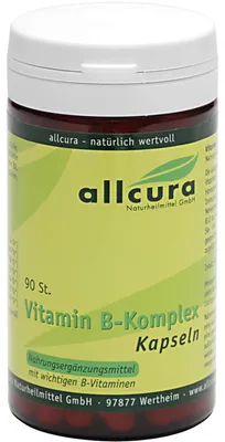 Obrázek produktu pro allcura Vitamin B-Complex kapsle, 90 kapslí