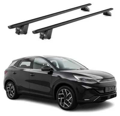Produktbild von Dachträger Grundtäger für BYD Atto 3 2022-2026 100kg Aluminium Schwarz 2 tlg, KI-generiertes Bild