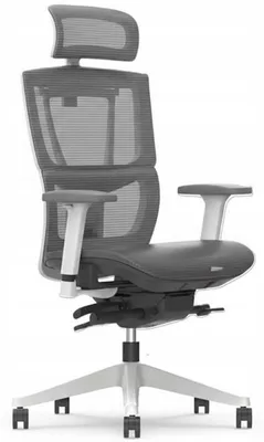 Produktbild von Ergonomischer Bürostuhl C7WG-air, 4D-Armlehnen, grau