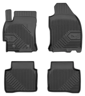 Produktbild von Gummi-Fußmatten für Ford Mondeo III 2000-2007 – 4-tlg, Schwarz, passgenau