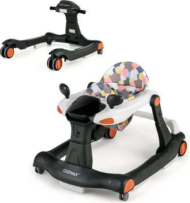 Image de Trotteur pliable 2 en 1 noir