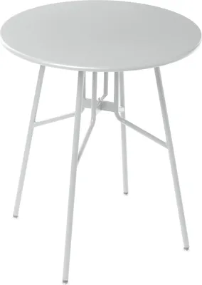 Produktbild von BELIANI Gartentisch grau Eisen rund ø 64 cm modernes Design