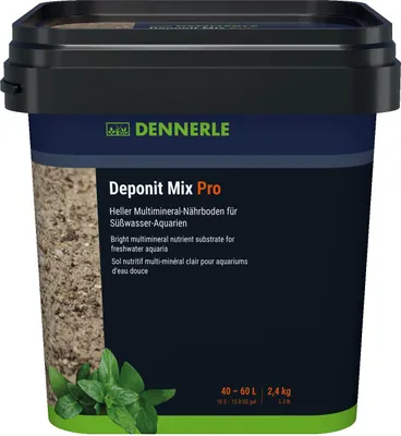 Produktbild von Dennerle Deponit Mix Pro - 2,4 kg - Multi-Mineral Nährboden für Aquarien