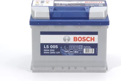 Image de BOSCH Batterie de démarrage 12V 60Ah 560A/EN L2 pour voiture Batterie