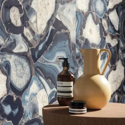 Obrázok produktu pre CASA39 Obklady s mramorovým vzhľadom, modré, 120 x 120 cm, La Faenza Aesthetica