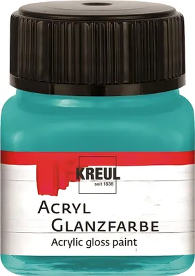 Image de Kreul 79227 Peinture acrylique Turquoise 20 ml 1 pc