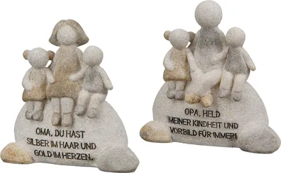 Produktbild von Gilde Poly Dekohaus "Oma + Opa"
