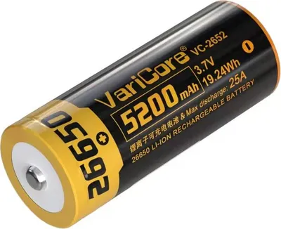 Produktbild von Akkuzelle VariCore VC-2652 Plus 26650 Li-Ion 3,7 V 5200 mAh
