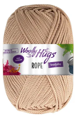 Produktbild von Woolly Hugs ROPE 200 g vielseitiges und ideales Taschengarn 140 m Farbe 015 - beige