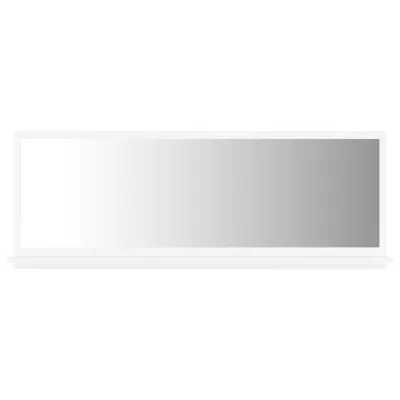 Obrázek produktu pro Koupelnové zrcadlo bílé 100 x 10,5 x 37 cm dřevotříska