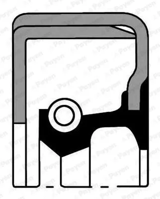 Produktbild von PAYEN Wellendichtring Radnabe NJ844 Hinten NBR (Nitril-Butadien-Kautschuk) 43mm 54mm