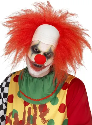 Produktbild von Clownsperücke mit Stirnglatze - Halloween Fasching