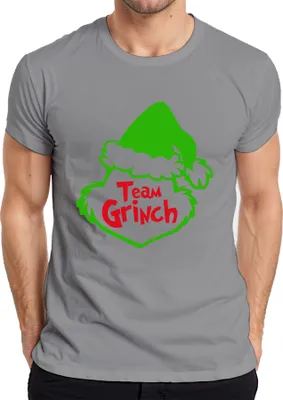 Produktbild von Team Grinch Weihnachtsoutfit Anti-Weihnachten - Weihnachten Christmas Xmas Herren T-Shirt, Grau, S