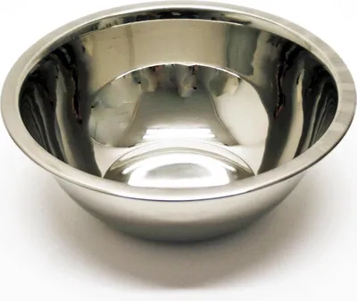 Produktbild von Schüssel Edelstahl Deko Rührschüssel 24cm Höhe ca. 9cm silberfarben Haushalt Gastrobedarf Schulz 10070