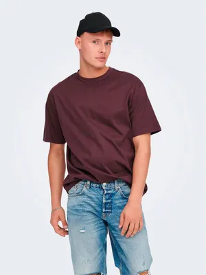 Produktbild von Only & Sons Fred Relax Kurzarm-t-shirt Braun XS Herren Braun XS