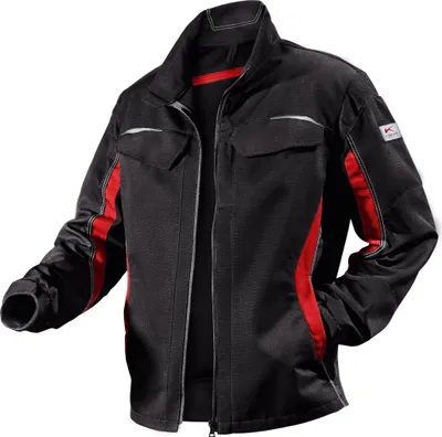 Produktbild von Kübler Jacke Pulsschlag Gr. 52 schwarz/mittelrot
