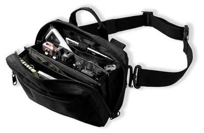 Immagine prodotto di Borsa a tracolla EDC in tela cerata, ideale per viaggi e escursioni
