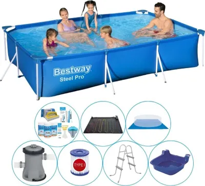 Obrázek produktu pro Bazén včetně příslušenství - Bestway Steel Pro 300x201x66 cm obdélníkový