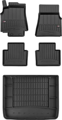 Produktbild von FROGUM Gummimatten Auto Fußmatten + Kofferraummatte für Mercedes B W245 2005-2011