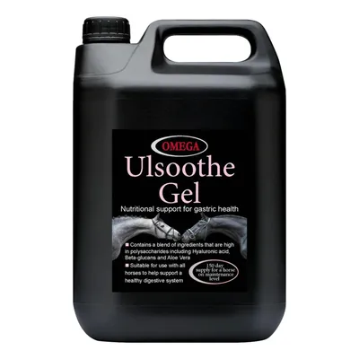 Produktbild von Omega Ulsoothe – Ergänzungsfutter Gel für Pferde, 4,5 l