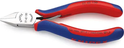 Produktbild von Knipex 77 42 130, Diagonal-cutting, Stahl, Blue/Red