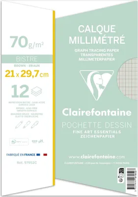 Produktbild von Clairefontaine 97952C, 12 Blätter