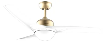 Productafbeelding van Cecotec EnergySilence Aero 560 GoldWhite, ventilator met bladen voor binnen gebruik, goud, wit, voor montage aan het plafond, geschikt voor ruimtes tot 30 m², 132 cm, AC