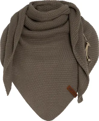 Produktbild von Knit Factory Coco Dreiecksschal - Cappuccino - 190x85 cm