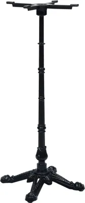 Zdjęcie produktu dla Noga stołu bistro czarna 52x52x108 cm żeliwo