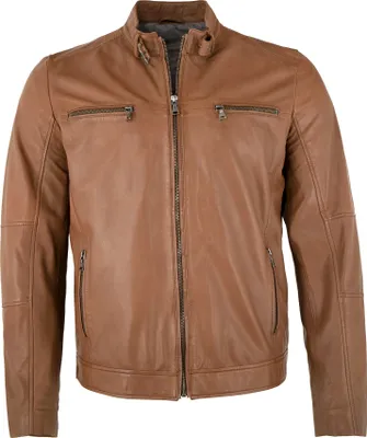 Produktbild von MADDOX - Herren Lederjacke Lammnappa whisky : 60